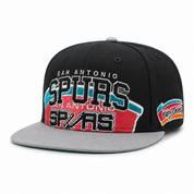 San Antonio Spurs '47 Brand Captain Adjustable Snapback - Black/Silver - Product Image