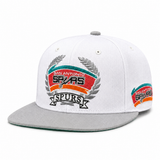 San Antonio Spurs '47 Brand Captain Adjustable Snapback - White/Silver