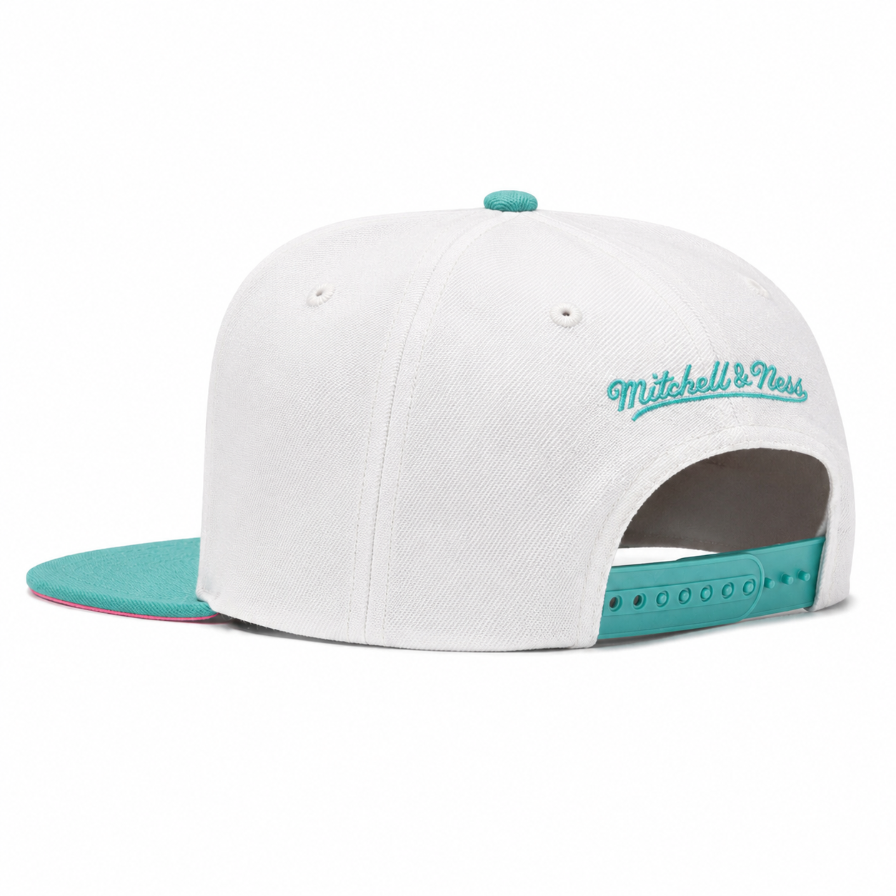 San Antonio Spurs 'NBA 50th' White/Turquoise Mitchell & Ness Adjustable Original Fit Snapback - Product Image