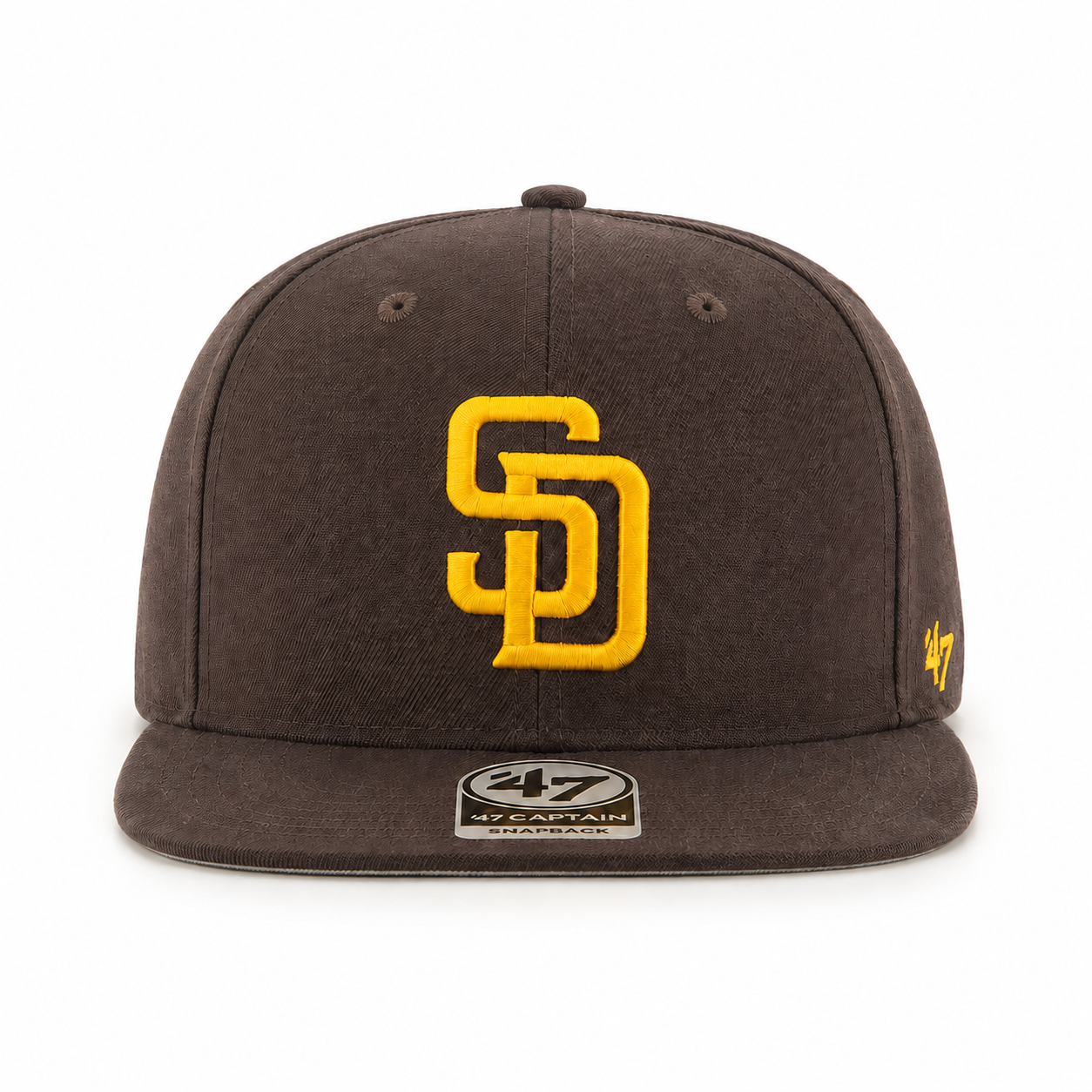 San Diego Padres '47 Brand Captain Adjustable Snapback - Brown - Product Image