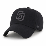 San Diego Padres '47 Brand MVP Adjustable Baseball Cap - Black