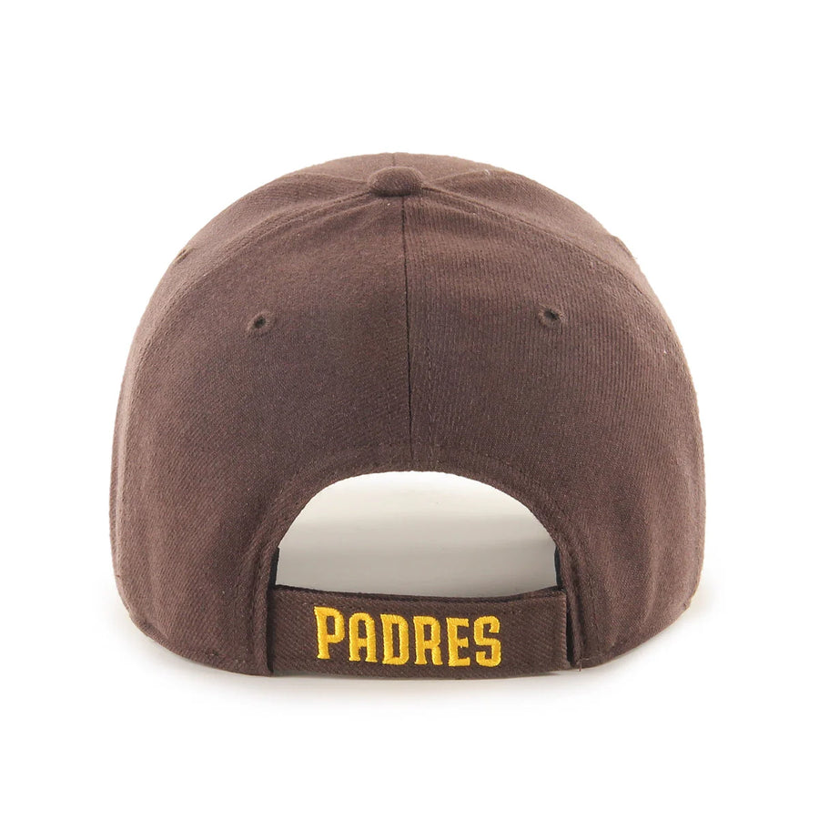 San Diego Padres '47 Brand MVP Adjustable Baseball Cap - Brown - Product Image