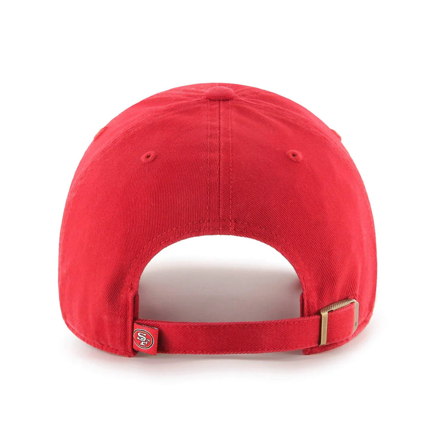 San Francisco 49ers '47 Brand Clean Up Adjustable Dad Cap - Red - Product Image