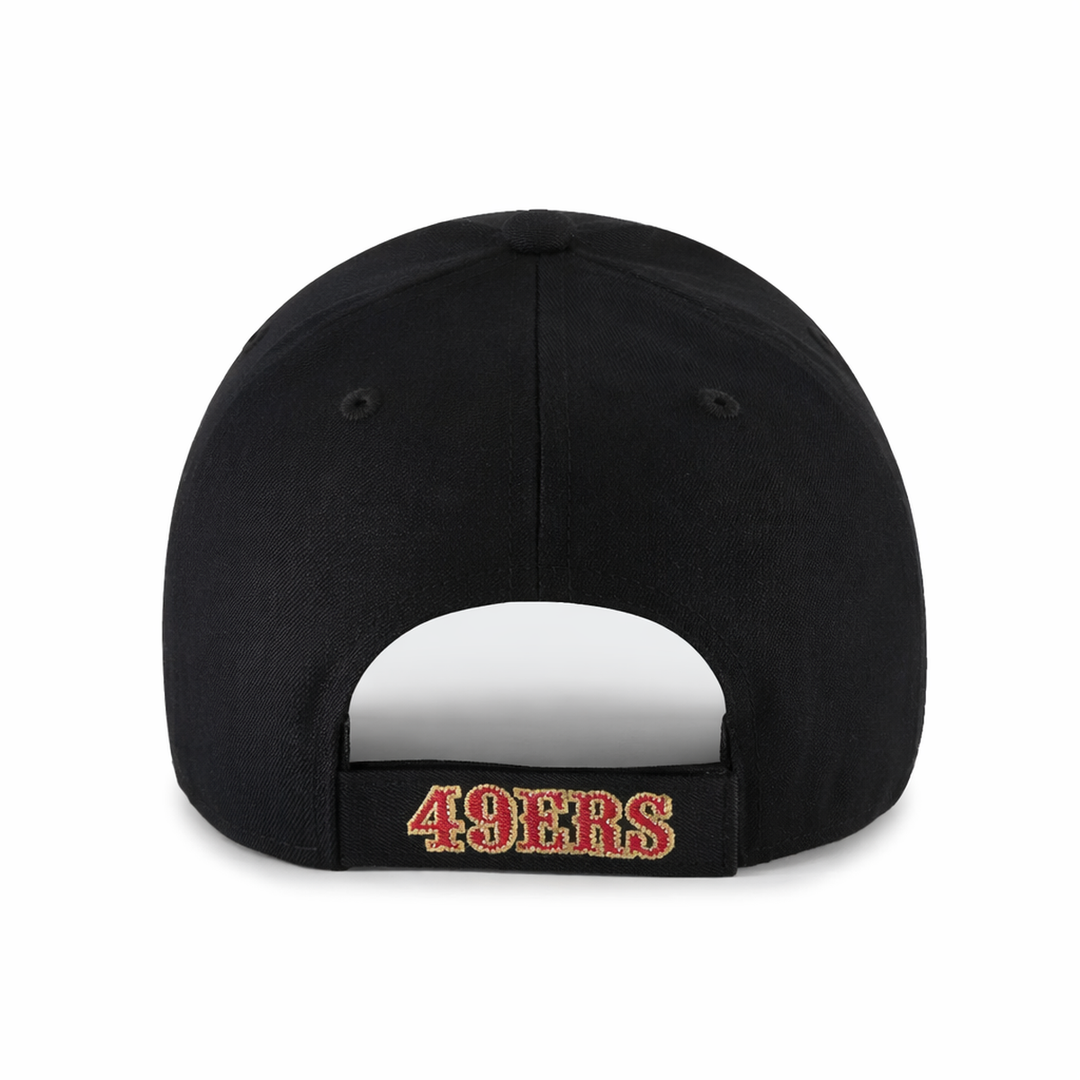 San Francisco 49ers '47 Brand MVP Adjustable Baseball Cap - Black - Product Image