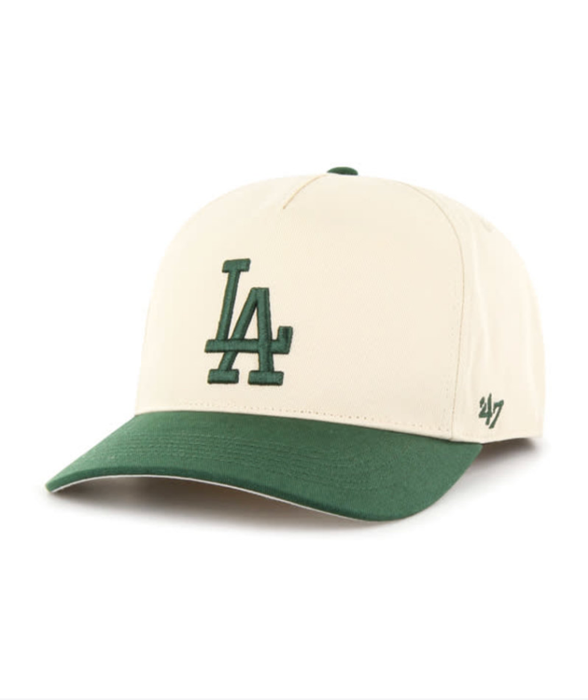 Los Angeles Dodgers '47 Brand Hitch Snapback - Natural/Green - Product Image