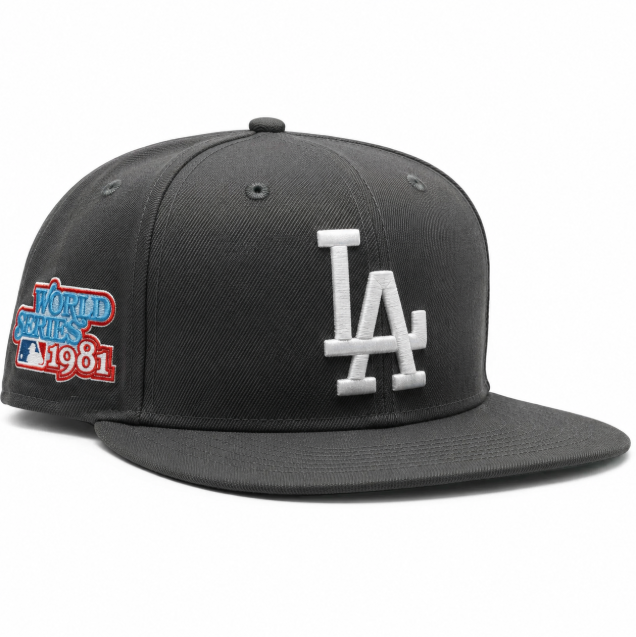 Los Angeles Dodgers '1981 World Series' Gray Pro Standard Adjustable Snapback Hat
