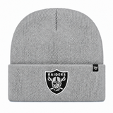 Las Vegas Raiders '47 Brand Cuff Knit Beanie - Silver