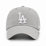 Los Angeles Dodgers '47 Brand Clean Up Adjustable Dad Cap - Light Silver