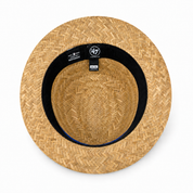 San Francisco Giants '47 Brand Natural Shaded Straw Hat - Khaki/Black - Product Image