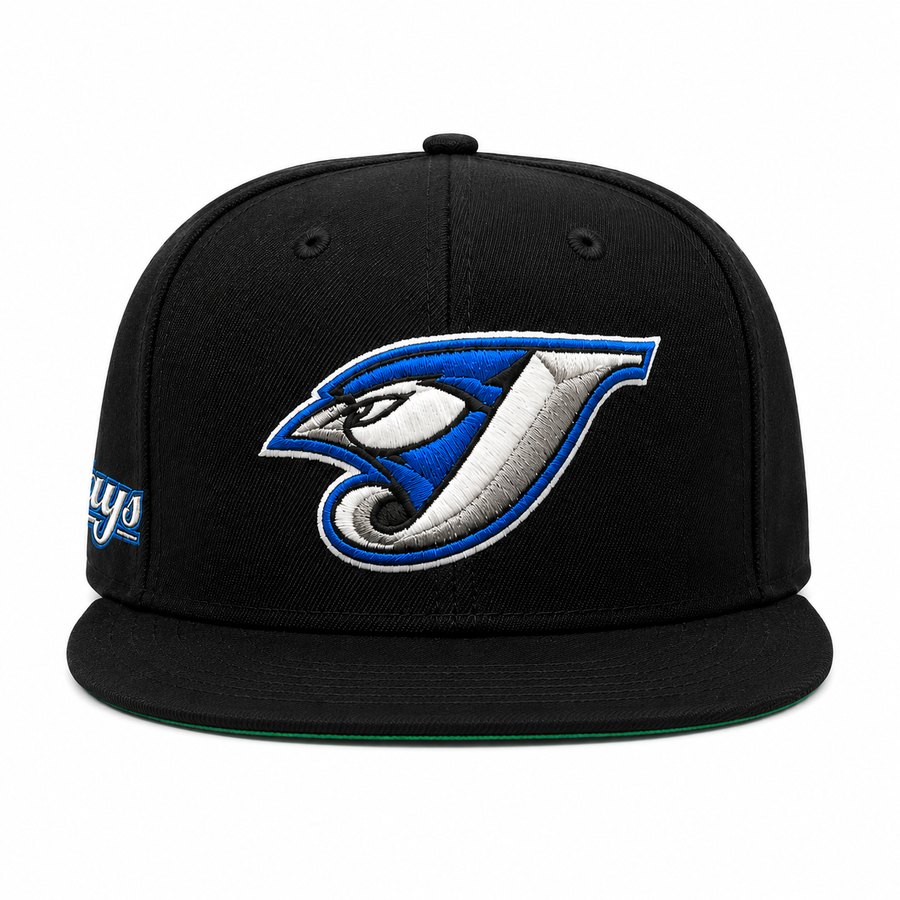 Toronto Blue Jays Black Mitchell & Ness Snapback - Product Image