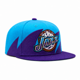 Utah Jazz Teal/Purple Mitchell & Ness Adjustable Original Fit Snapback