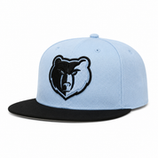 Vancouver Grizzlies Baby Blue/Black Mitchell & Ness Snapback - Product Image