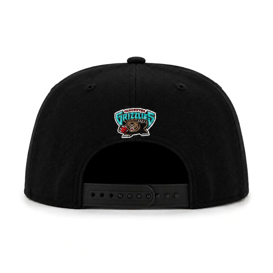 Vancouver Grizzlies 'Dual Logo' '47 Brand Captain Adjustable Snapback - Black/Silver - Product Image