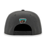 Vancouver Grizzlies 'Dual Logo' '47 Brand Captain Adjustable Snapback - Gray/Black - Product Image