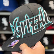 Vancouver Grizzlies 'Dual Logo' '47 Brand Captain Adjustable Snapback - Gray/Black - Product Image