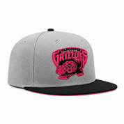 Vancouver Grizzlies Gray/Black Mitchell & Ness Snapback - Product Image