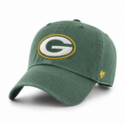 Green Bay Packers '47 Brand Clean Up Adjustable Dad Cap - Dark Green - Product Image