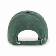 Green Bay Packers '47 Brand Clean Up Adjustable Dad Cap - Dark Green - Product Image