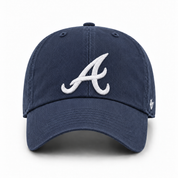 Atlanta Braves '47 Brand Clean Up Adjustable Dad Cap - Navy