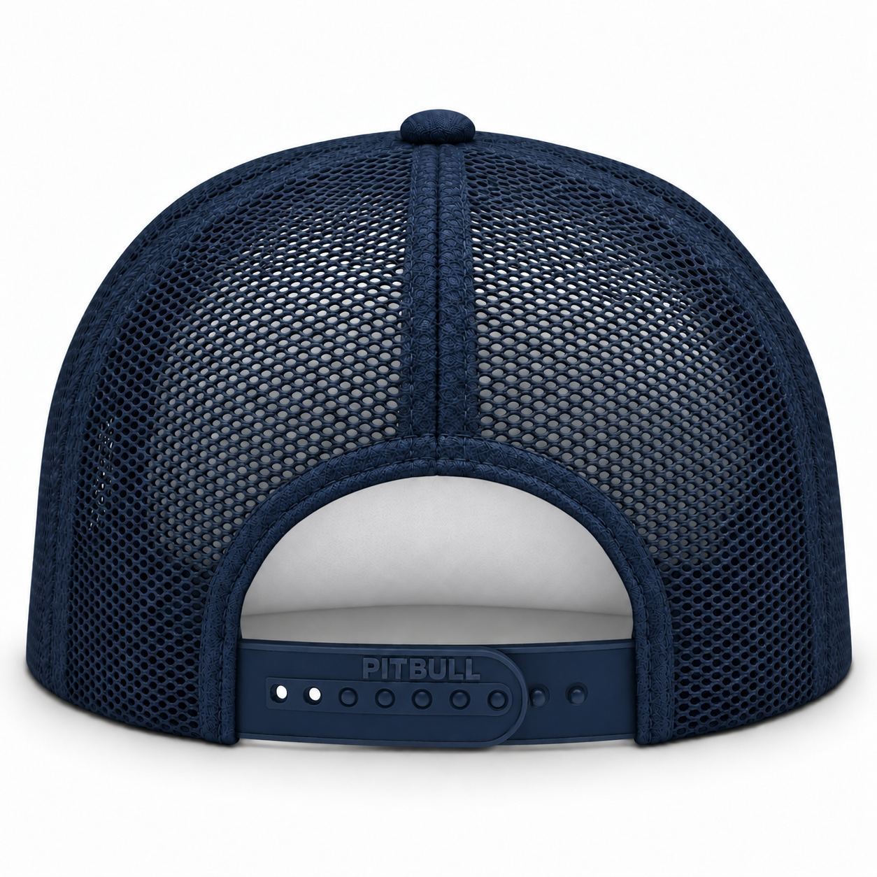 Pit Bull Cambridge PB114 Blank 5-Panel High Frame Foam Adjustable Snapback Hat - White/Navy