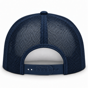 Pit Bull Cambridge PB114 Blank 5-Panel High Frame Foam Adjustable Snapback Hat - White/Navy