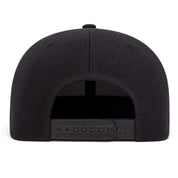 YP Classics Premium Blank Adjustable Snapback Hat - Black