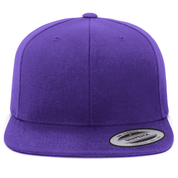 YP Classics Premium Blank Adjustable Snapback Hat - Purple