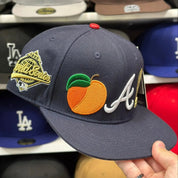 Atlanta Braves 'World Series' Pro Standard Patch Snapback Navy - Product Image