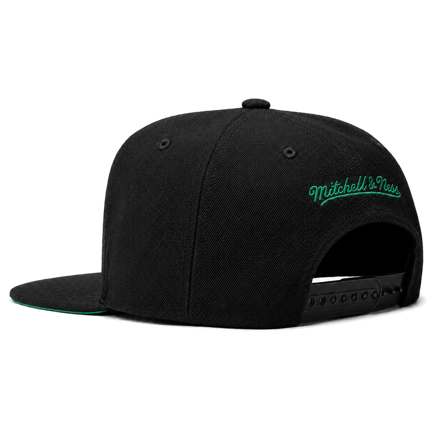 Boston Celtics Black Mitchell & Ness Snapback - Product Image