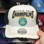 Boston Celtics 'NBA 2008 Champions' Vintage Adidas Ball Cap | White - Product Image