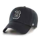 Boston Red Sox Socks '47 Brand Clean Up - Black