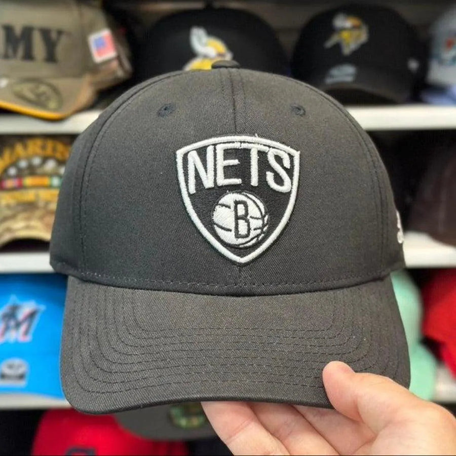 Brooklyn Nets Vintage Adidas Ball Cap | Black - Product Image
