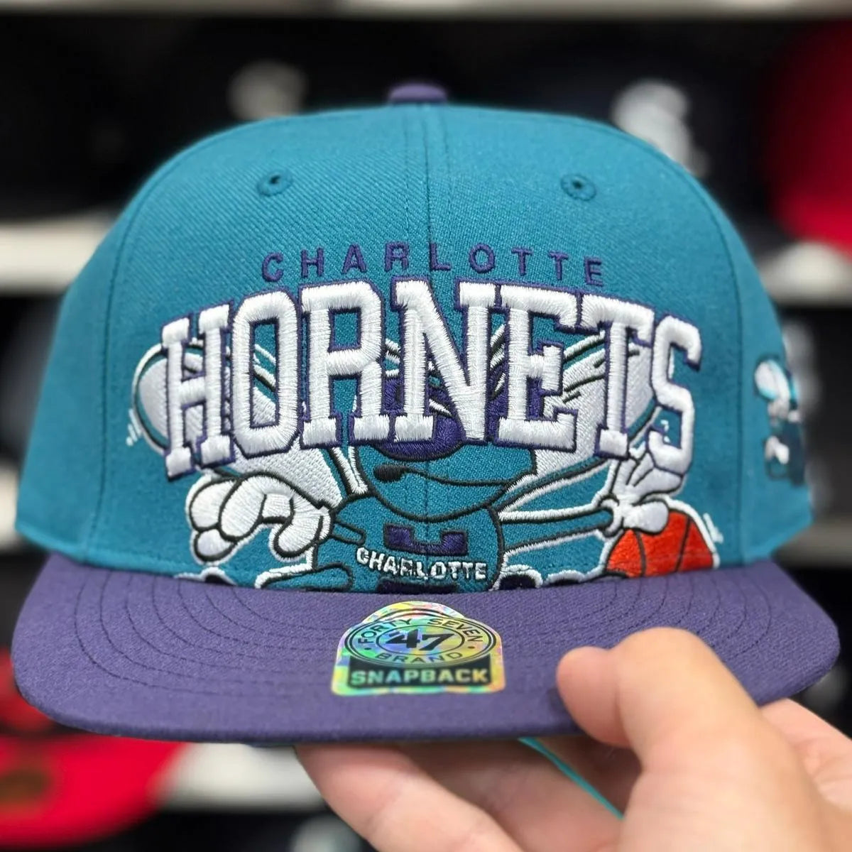 Purple Vintage '47 Brand Snapback - Product Image