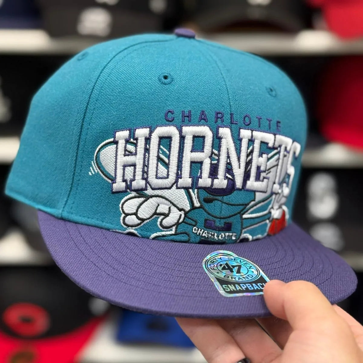Purple Vintage '47 Brand Snapback - Product Image