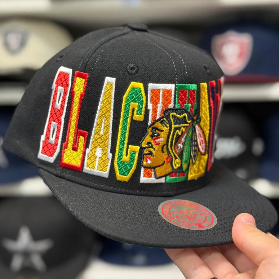 Chicago Blackhawks Multicolor Mitchell & Ness Snapback - Product Image