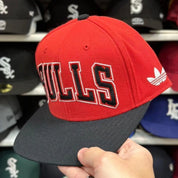 Chicago Bulls '1966' Vintage Adidas Snapback | Red/Black - Product Image