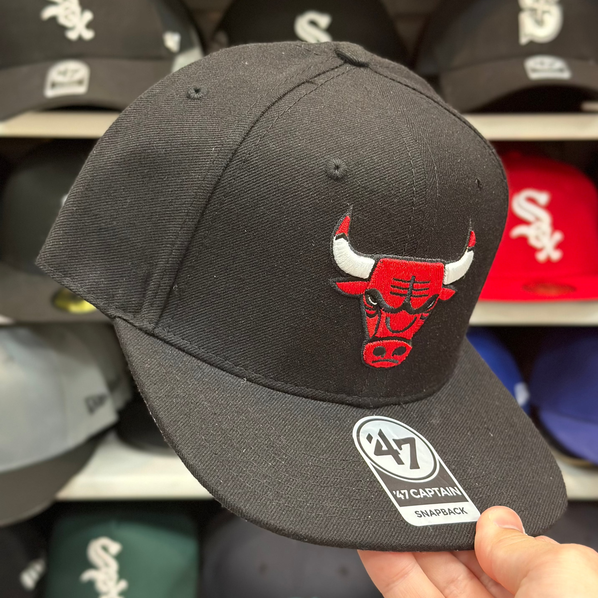 Red '47 Brand Snapback - Product Image