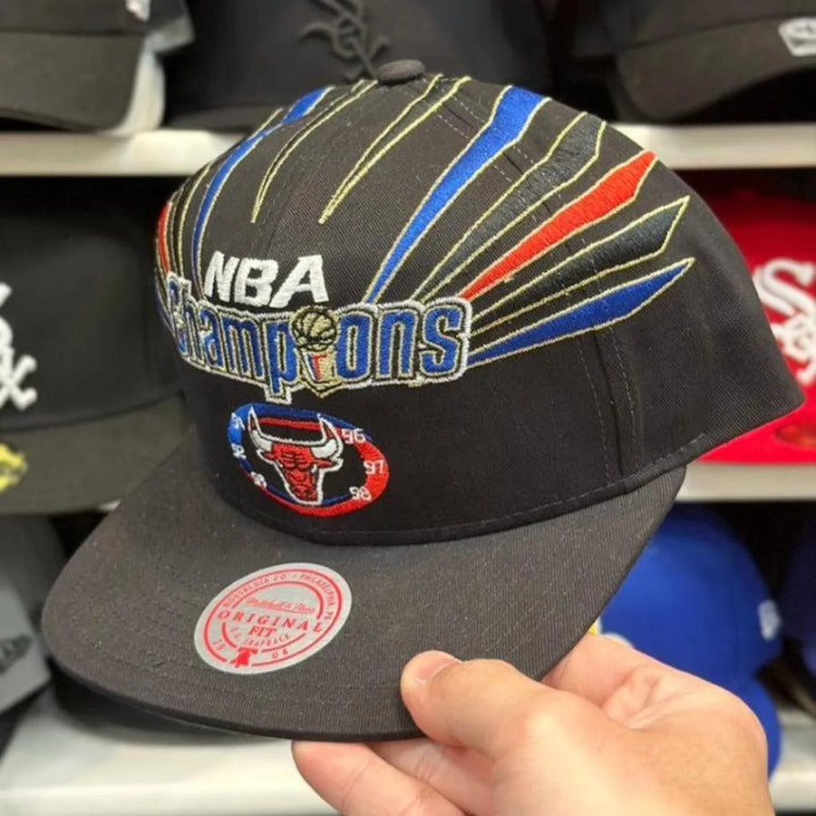 Chicago Bulls ' Champion Identity' Multicolor Mitchell & Ness Snapback - Product Image