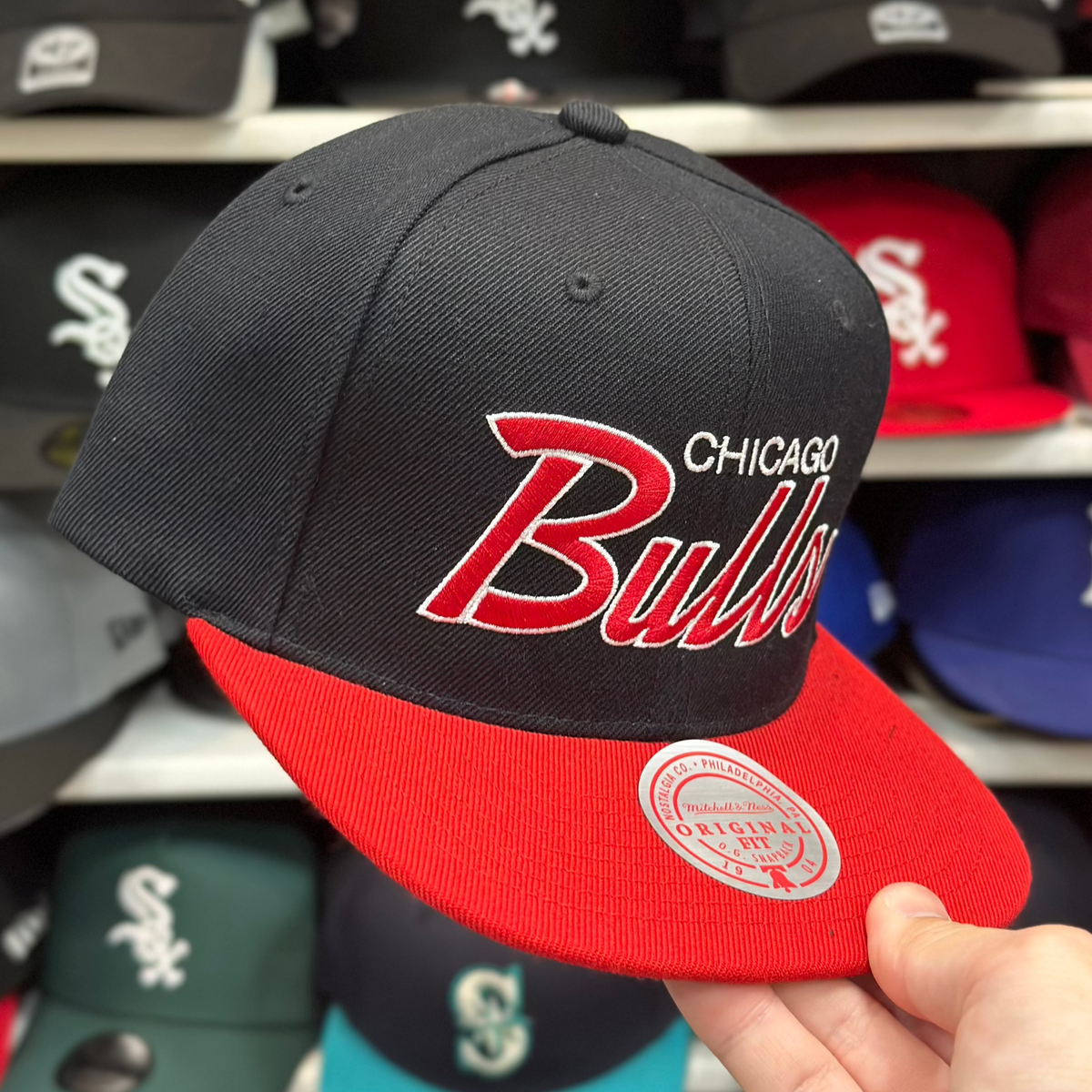 Red Mitchell & Ness Snapback - Product Image