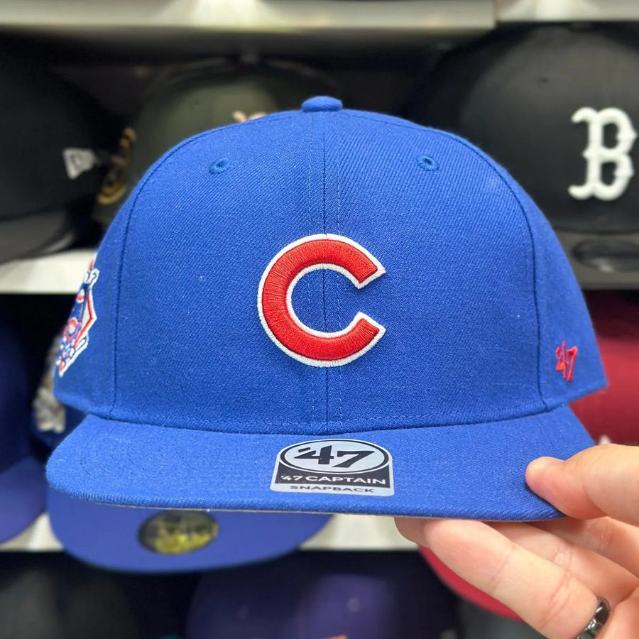 Chicago Cubs 'National Patch' Blue/Red '47 Brand Snapback - Product Image