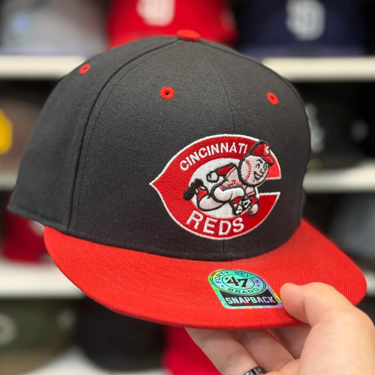 Red '47 Brand Snapback - Product Image
