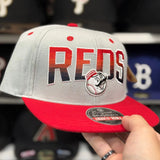 Cincinnati Reds Grey/Red American Needle Snapback