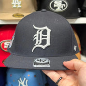 Detroit Tigers Navy/White '47 Brand Snapback - Product Image