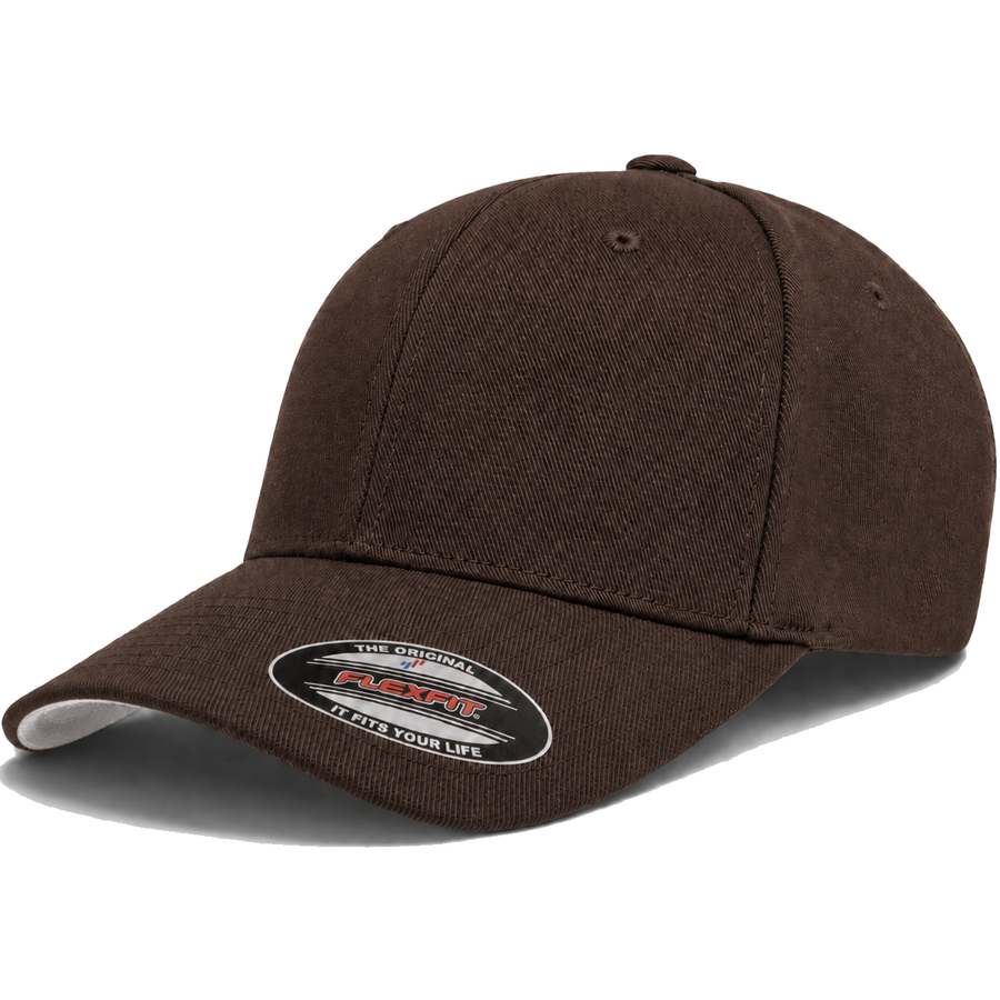 Flexfit Premium Stretch Fit Baseball Cap - Brown - Product Image