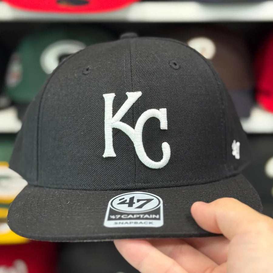 Kansas City Royals Black '47 Brand Snapback - Product Image
