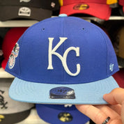 Kansas City Royals Blue/Light Blue '47 Brand Snapback - Product Image