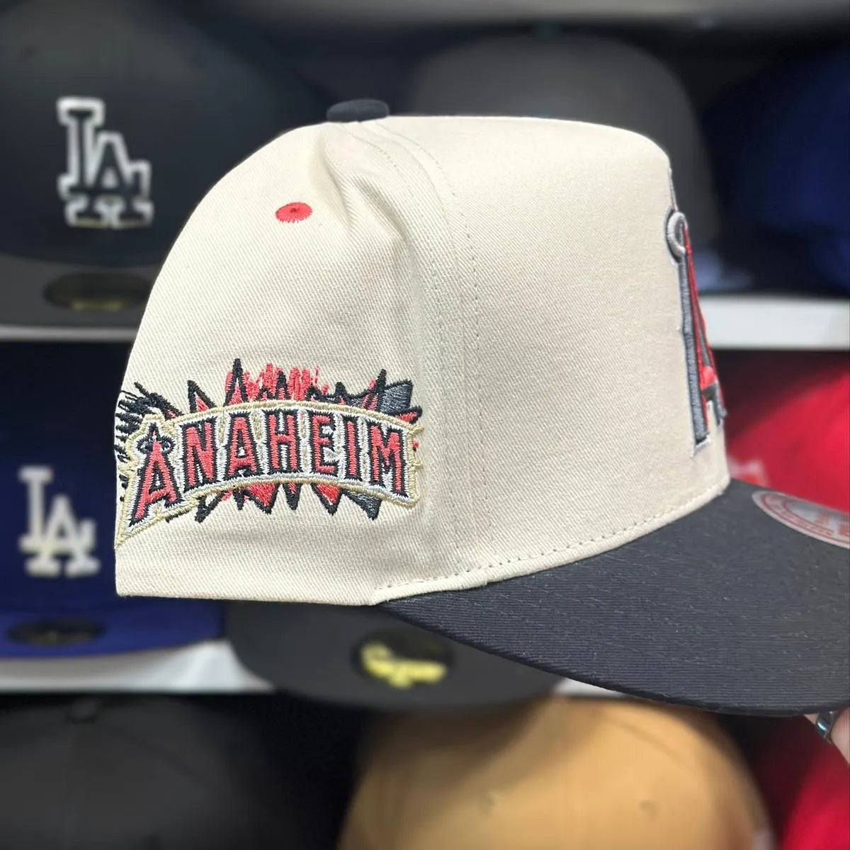 Black A-Frame Mitchell & Ness Snapback - Product Image