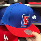 Los Angeles Clippers Blue/Red Mitchell & Ness Snapback