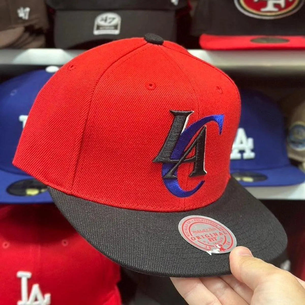 Black Mitchell & Ness Snapback - Product Image