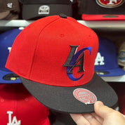 Los Angeles Clippers Red/Black Mitchell & Ness Snapback - Product Image